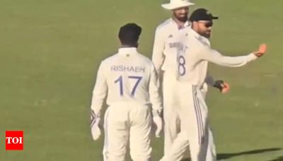 Viral video shows Virat Kohli hilariously explaining Rishabh Pant's mix-up. Watch | Cricket News - Times of India