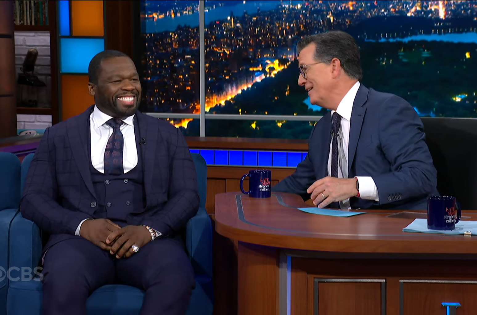 50 Cent Talks Debut Novel, Celibacy and Never Getting Married on ‘Late Show’: ‘I’m Not a Happy Hostage’