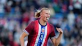 La respuesta de Erling Haaland a Miguel Borja: hizo un hat trick para Noruega y lo alcanzó en la tabla de los goleadores del año