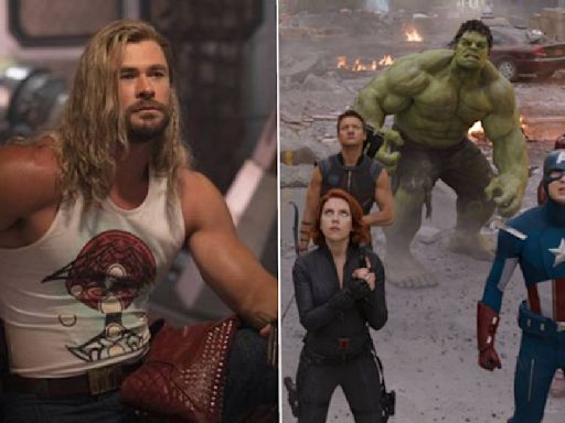 Robert Downey Jr. and Chris Evans roast their MCU co-star Chris Hemsworth as being the "second best Chris"