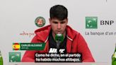 Carlos Alcaraz: "Ha sido un partido con muchos altibajos a nivel mental por mi parte" - MarcaTV