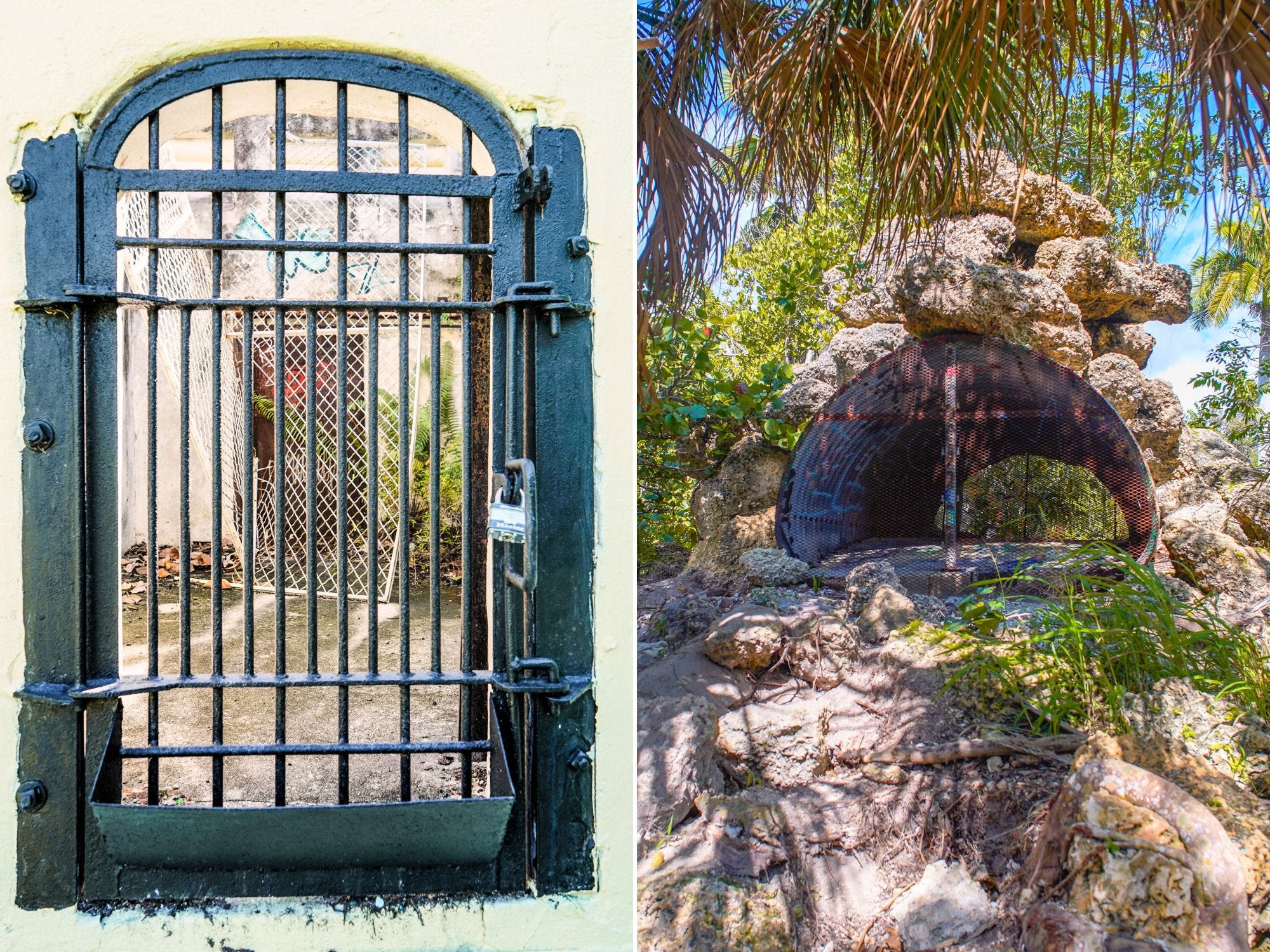 I explored the ruins of an abandoned zoo on the coast of Florida, and it was completely overrun by nature