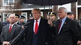 Jonathan Diller: Trump attends wake of New York policeman shot on duty