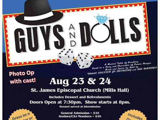 Guys and Dolls in Long Island at Lighthouse Repertory Theatre Company at Saint James Episcopal Church 2024