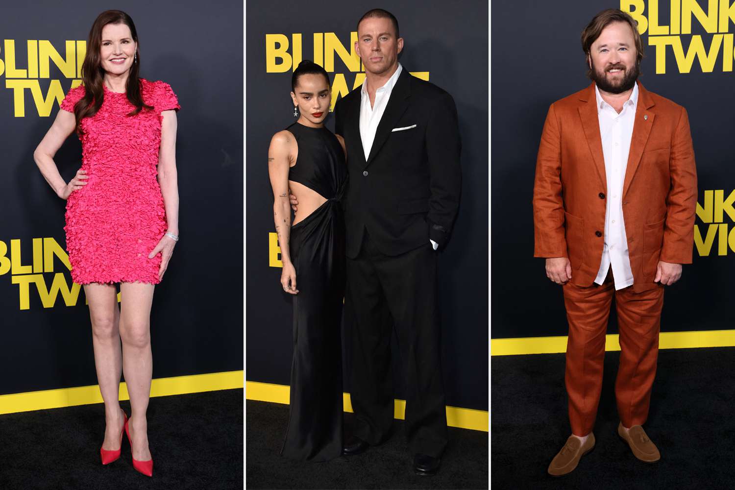 See Zoë Kravitz, Channing Tatum, Haley Joel Osment, Geena Davis and More “Blink Twice” Stars at the Film's Premiere