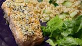 Quick Fix: Everything bagel savory salmon with brown rice