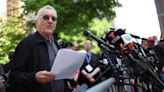 Robert De Niro, former police officers slam Trump outside New York hush money trial