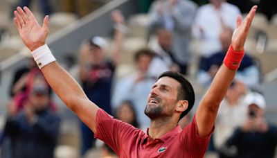 Novak Djokovic wins his record 370th Slam match but isn’t sure he can continue at the French Open