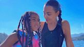 Kim Kardashian gives a glimpse of daughter North's glamping birthday weekend with a private jet ride