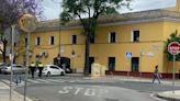 Intervención de la Policía Local de Sevilla en el entorno del albergue