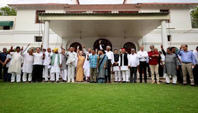 INDIA Bloc Leaders Meet In New Delhi To Prepare For June 4 Vote Counting; Mamata Banerjee Absent From The Meeting