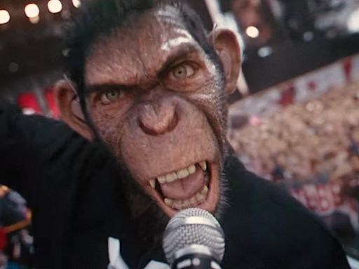 'Biggest popstar in world' Robbie Williams perplexes fans in bizarre new film