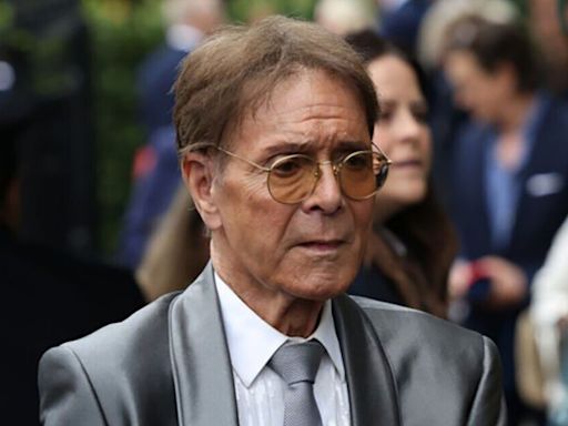 Sir Cliff Richard looks dapper at Wimbledon as he leads stars on Day 10