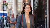 Bella Hadid's Sheer Top Added Major Spice to Her Business-Ready Blazer Set