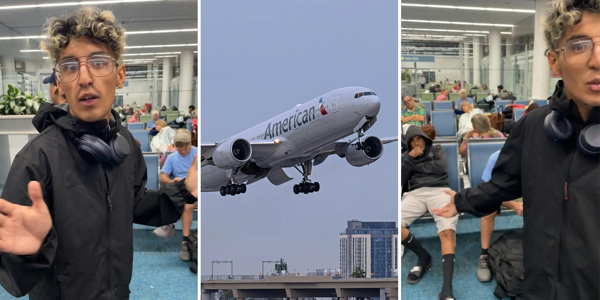 ‘We can’t leave the terminal…We’re illegally here’: Passenger says American Airlines left them stranded outside of the country without their passports