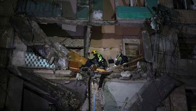 Russian guided bomb hits apartment building in Ukraine's Kharkiv, injures 10