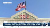 Fact or Fiction: Woman secretly lived inside a grocery store rooftop sign for a year?