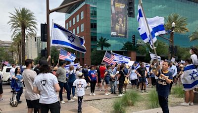 Rally at ASU held to support Israel, Jewish students: 'Together in community'