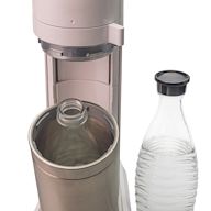 These soda makers include a glass carafe for carbonation, offering a more premium and eco-friendly option compared to plastic containers.