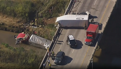 Major traffic backup on I-5 after big rig crashes in Sacramento County