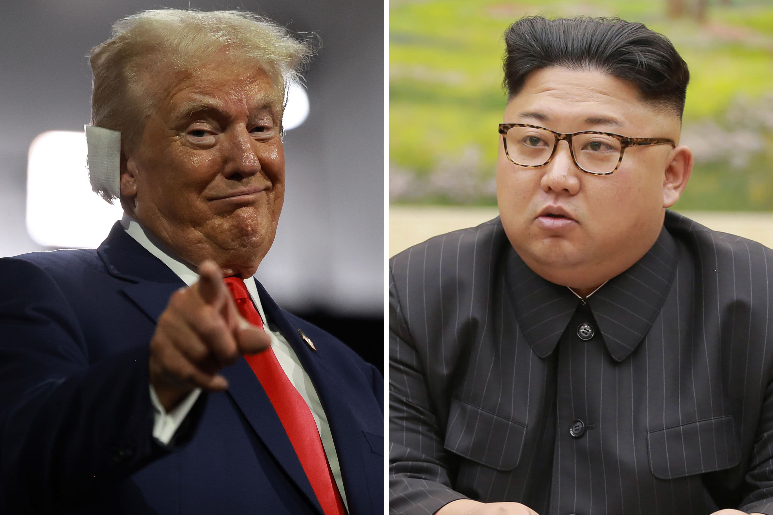 Trump says Kim Jong Un wants him to win election