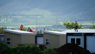 As Maui wildfire victims wait for housing, a tiny home village sits mostly empty