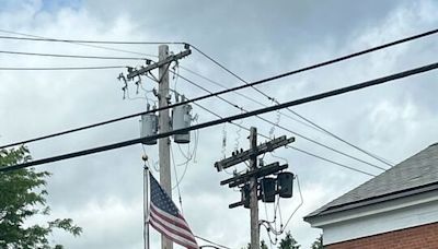 Trump political flag taken down from flagpole in front of Delmar post office