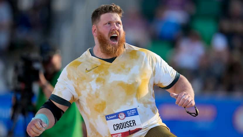 Former Texas Longhorn Ryan Crouser uncorks massive throw to become Paris Olympian