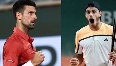 Francisco Cerúndolo vs. Novak Djokovic, en Roland Garros: cuándo juegan y cómo verlo en vivo