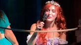Jodi Benson tears up as she watches her daughter perform as Ariel