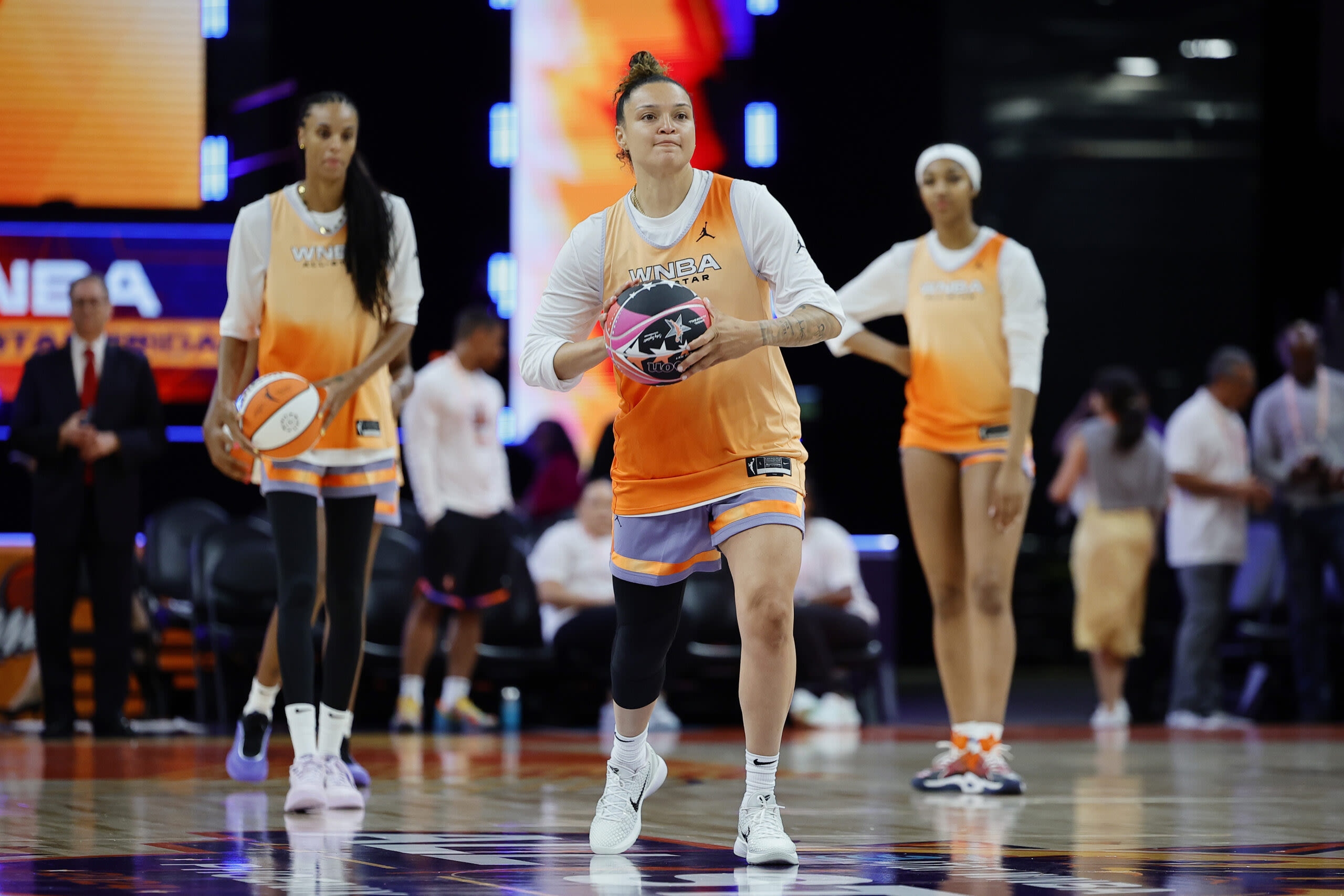 Marina Mabrey, Kayla McBride compete in WNBA All-Star events