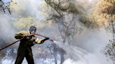 Photos: Greek firefighters battle ‘dangerous’ wildfires over weekend