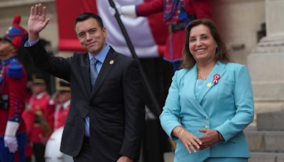 Presidente ecuatoriano Noboa realiza visita oficial a Perú para reunirse con mandataria Boluarte