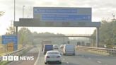 M6: Motorcyclist seriously injured in central reservation collision