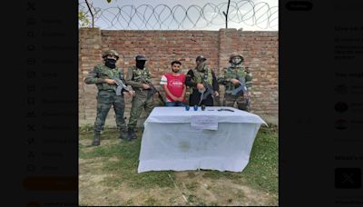 Jammu-Kashmir: Terror associate of LeT, TRF outfit arrested in Baramulla, arms and ammunition recovered