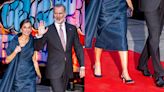 Queen Letizia of Spain Walks the Red Carpet in Carolina Herrera Slingbacks With King Felipe in Amsterdam