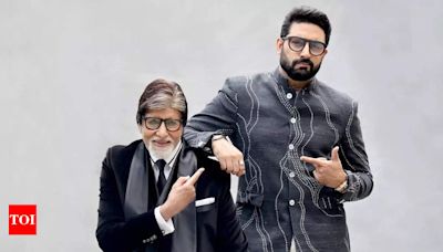 Amitabh Bachchan eagerly anticipates Abhishek Bachchan's upcoming films | - Times of India