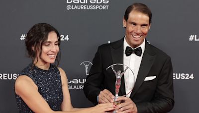 El inspirador discurso de Mery Perelló en los premios Laureus, arropada por Rafa Nadal y su suegra