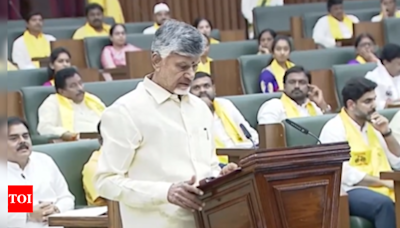 Chandrababu Naidu fulfils 2021 vow, returns to Andhra assembly as chief minister | India News - Times of India