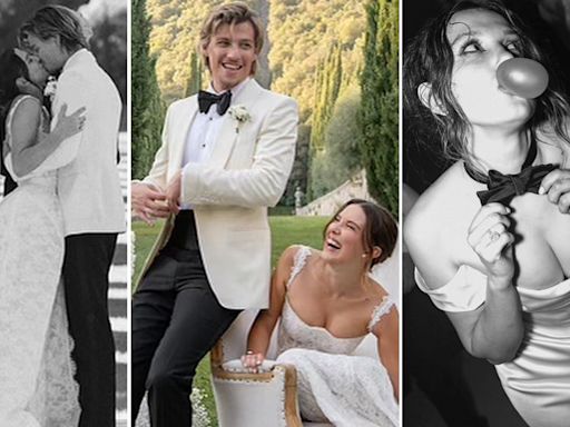 Álbum íntimo. Millie Bobby Brown mostró por primera vez su vestido de novia y otras fotos de su boda con Jake Bongiovi