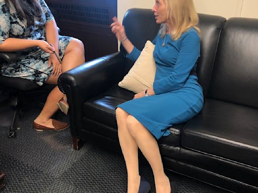 Congresswoman Mary Gay Scanlon goes viral for mismatched shoes