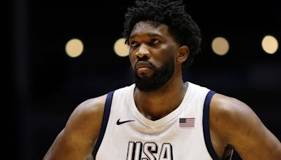 Joel Embiid only USA basketball player to not play vs. South Sudan in Paris Olympics