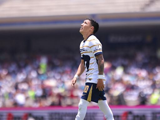 Leo Suárez sale lesionado en el Pumas vs Pachuca