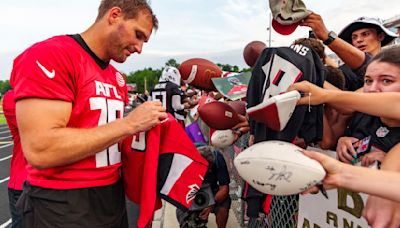 Falcons quarterback Kirk Cousins gives an injury update