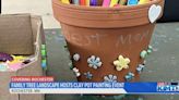 Family Landscape in Rochester hosts clay pot painting event