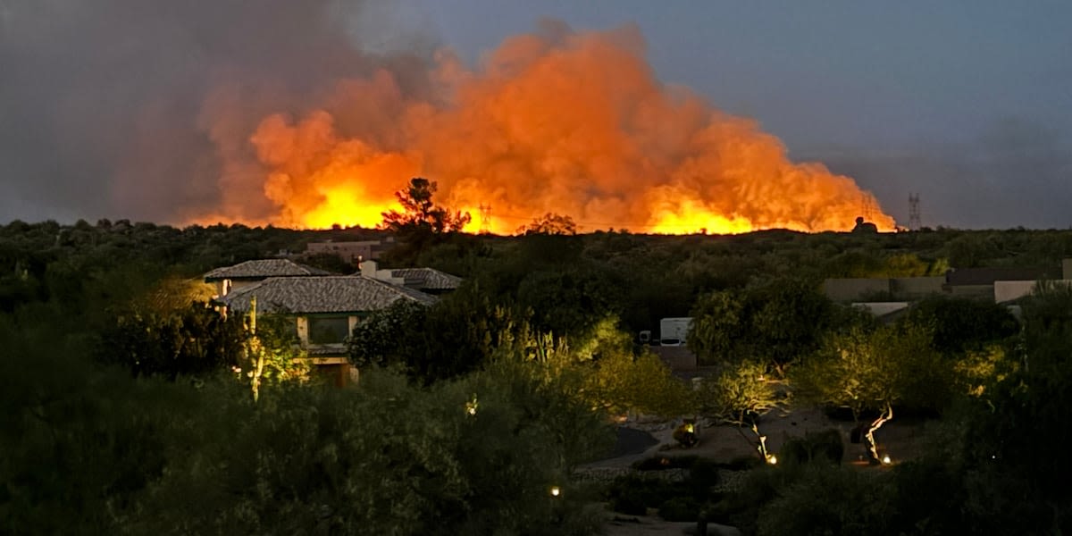 Boulder View fire grows to 2,500+ acres; evacuations in place near north Scottsdale