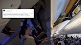 Man In Air Europa Flight Thrown Into Overhead Bin Amid Severe Turbulence: Watch