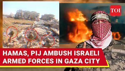 Al Qassam, Al Quds Brigades Ambush Israeli Troops In Gaza City | International - Times of India Videos