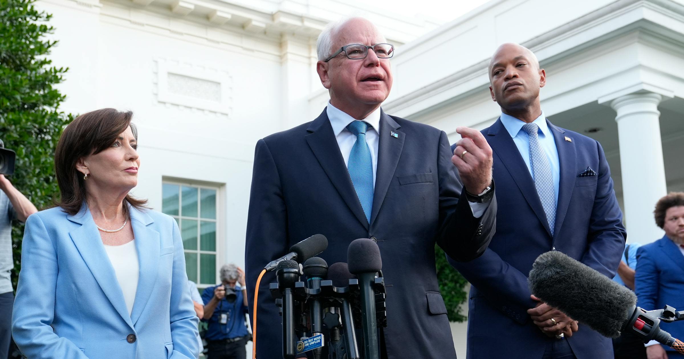 As Gov. Tim Walz's national profile rises, he's in the middle of discussions about Biden's future