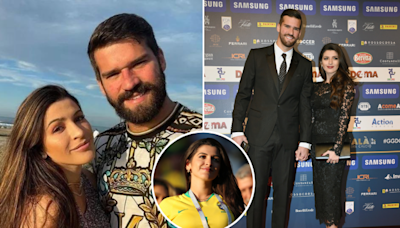Liverpool star Alisson's wife Natalia Becker speaks out to deny she's been arrested after death of man